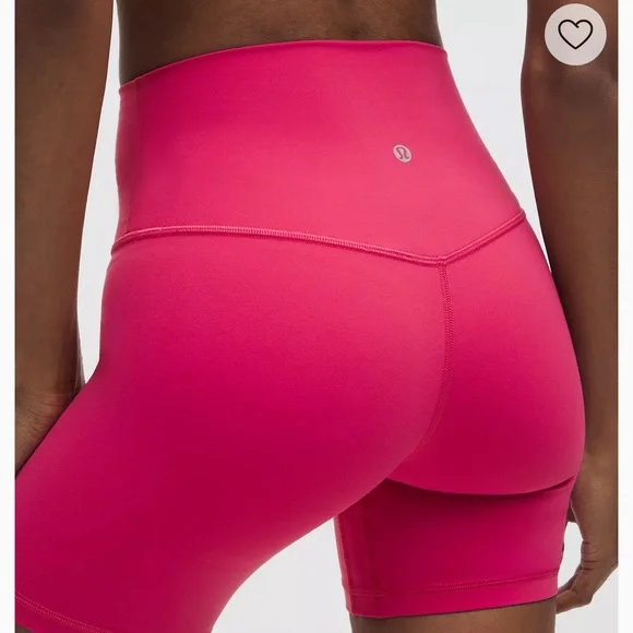 NWT Lululemon Align High-Rise Short 6in Raspberry Coulis Sz 10 - Picture 2 of 6